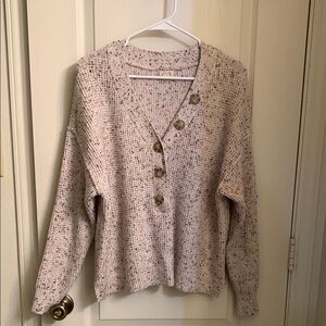 Ana Oatmeal Speckled Sweater